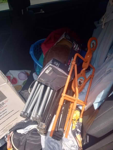 Photo of free 2 camping chairs+ football +++ (Peekskill, NY) #1