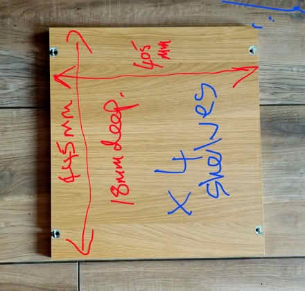 Photo of free Wood effect shelves-new (Pentyrch CF15) #1
