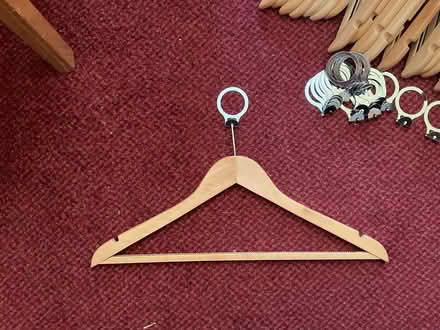 Photo of free Hotel style wooden hangers (Devon Park, Bedford MK40 3) #2