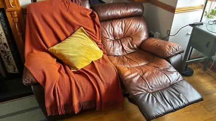 Photo of free Recliner leather sofa (2 seats) (Bailis Downs) #3