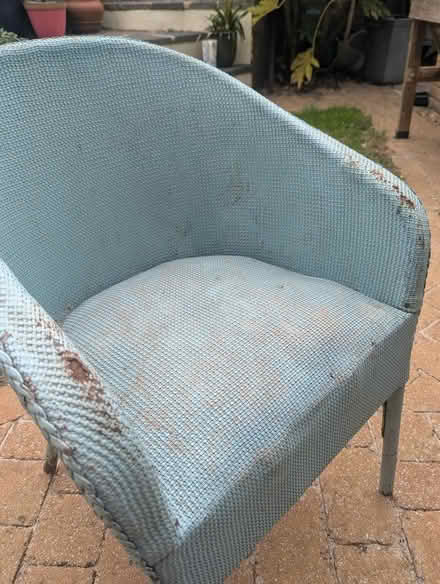 Photo of free For repair - Lloyd loom chair (Wheathampstead AL4) #1