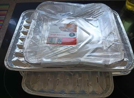 Photo of free 6 foil food roasting trays (Westminster Drive PO21) #1