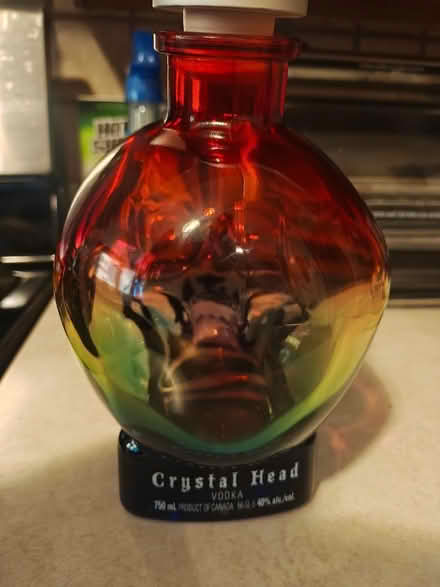Photo of free Glass Skull Bottle (Near Bolingbrook High School) #2