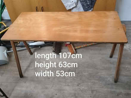 Photo of free Old School Table (Heaton Park M25) #1