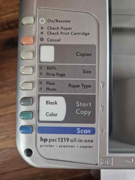 Photo of free HP PSC 1219 All-in-One Printer / Scanner / Copier (Clean & W (St James' End NN5) #2