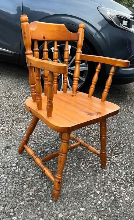 Photo of free Pine carver chair (Bidston CH43) #2