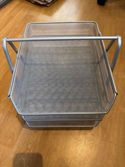 Photo of free 3 IKEA metal mesh document trays (Woking) #1