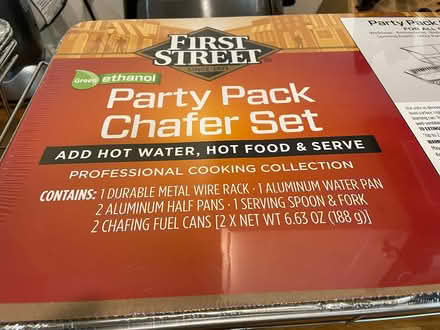 Photo of free Chafer Set (party food warming) (Tuolumne and Redwood) #2