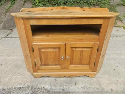 Photo of free Corner TV Stand - CURB ALERT (Leslieville) #1