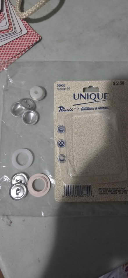 Photo of free Button covers (Richmond Hill) #1