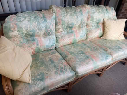 Photo of free 3 Seater Cane Couch (Swansea 2281) #1