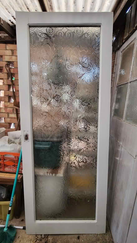 Photo of free Glass panel door (Drayton NR8) #1