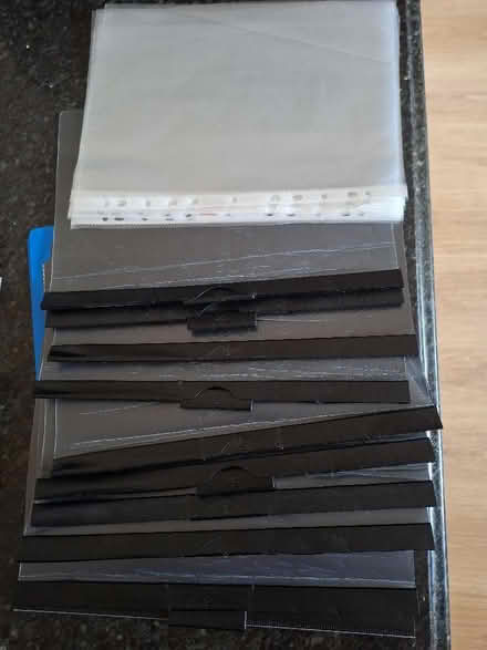 Photo of free Plastic folders and sleeves (Woodley RG5) #1
