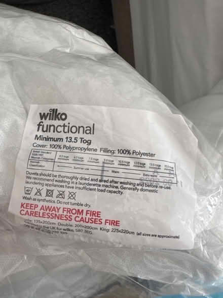 Photo of free 3 Duvets: like new (Mount Nod CV5) #2