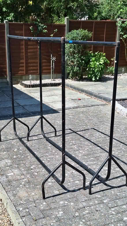 Photo of free 2x heavy duty 6ft clothes storage / display rails (Waterlooville PO8) #2