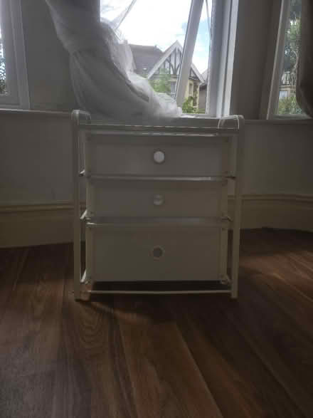 Photo of free White 3-drawer storage unit (Knowle BS4) #1