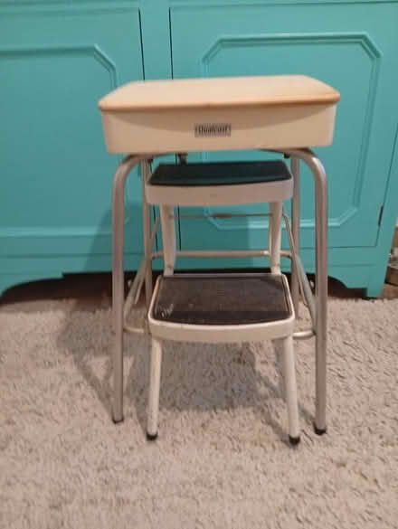 Photo of free 1950's Qualcast step stool (Buxworth SK23) #2
