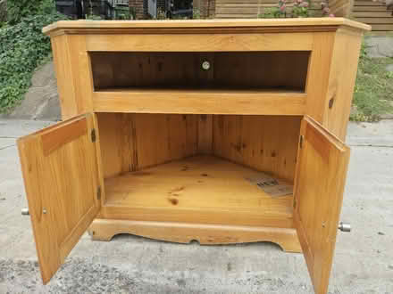 Photo of free Corner TV Stand - CURB ALERT (Leslieville) #2