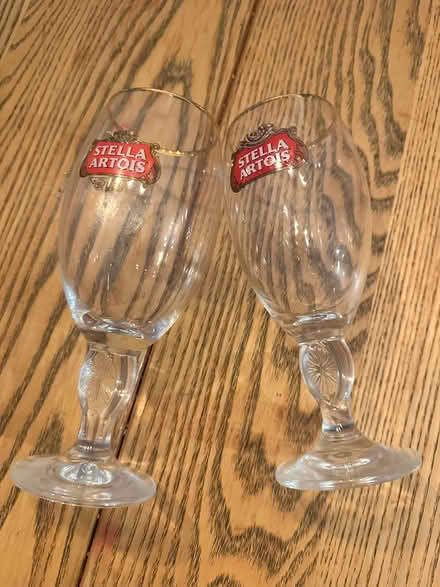 Photo of free Stella beer glasses (Beaverbrook) #1