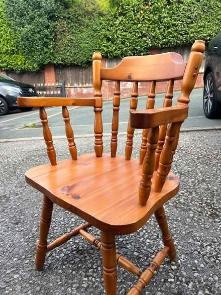 Photo of free Pine carver chair (Bidston CH43) #1
