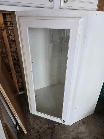Photo of free Corner Kitchen Cabinet Glass Front (Arlington Heights) #1