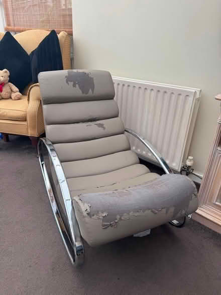 Photo of free faux leather chair (Shirley B90) #1