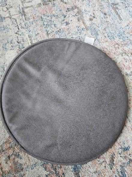 Photo of free Grey circular cushion (Chells SG2) #1