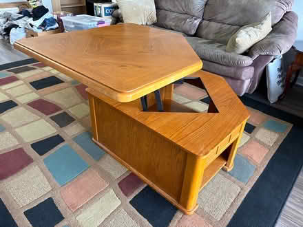 Photo of free Beautiful wooden coffee table (Cooper Landing Rd, Cherry Hill) #4