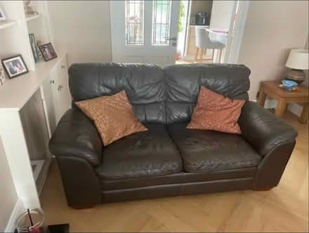 Photo of free 2/3 Seater Leather Couches (Castleknock) #2