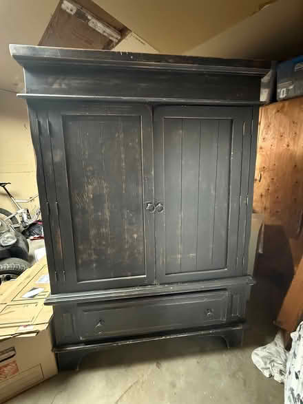 Photo of free Large wooden armoire (Near Boulder Resevoir) #1