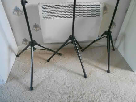 Photo of free MUSIC STANDS plus One mic stand (rowlands gill, ne39) #2
