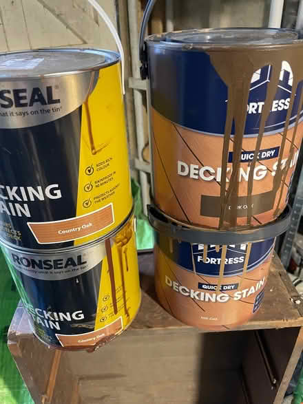 Photo of free Decking Stain (Eccleshill BD10) #1