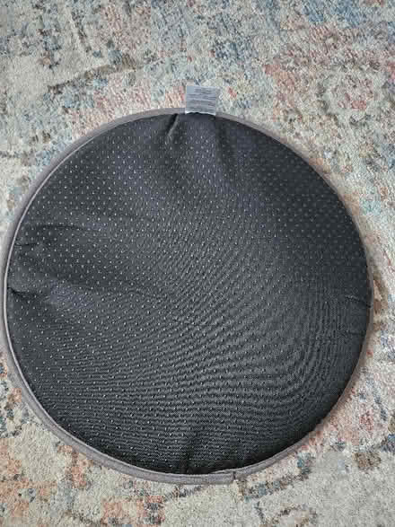 Photo of free Grey circular cushion (Chells SG2) #2