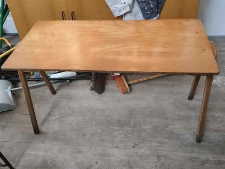 Photo of free Old School Table (Heaton Park M25) #2