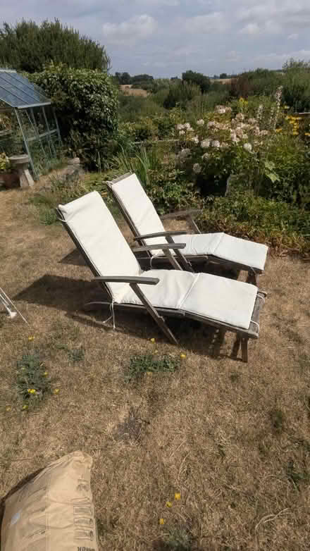 Photo of free Steamer chairs with cushions + (OX25 Steeple Aston) #2