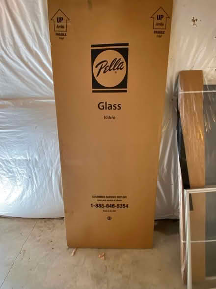 Photo of free 2 glass storm doors (East Centreville) #2