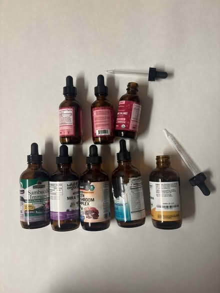Photo of free Brown Glass Dropper Bottles (South Fort Collins) #1