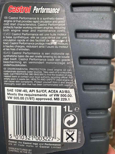 Photo of free Bottle of Engine oil and antifreeze. (Pannal HG2) #1