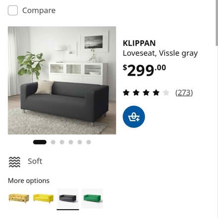 Photo of free Loveseat couch - IKEA Klippan (Capitol Hill) #2