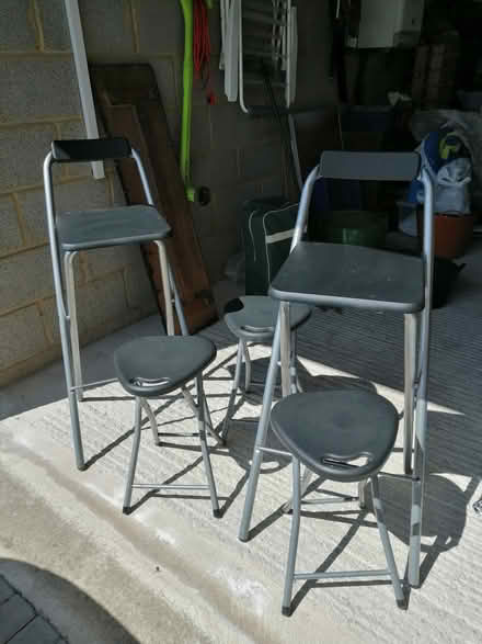 Photo of free Set of folding stools (Abbeymead GL4) #1
