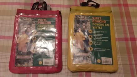 Photo of free Vinyl ponchos (Southdown and Truscott) #1