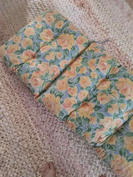 Photo of free Floral recliner cushion 6ft x 2ft nice and plump Camping? (Bingham NG13) #2