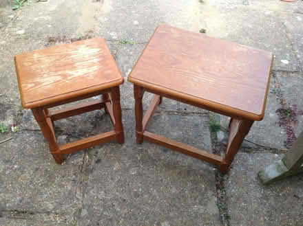 Photo of free Two Small Wooden Tables (Maidenhead SL6) #1