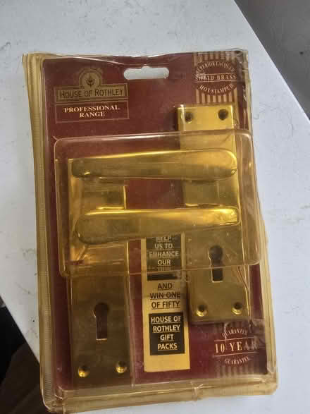 Photo of free Brass internal door handles – new (Knowle BS4) #1