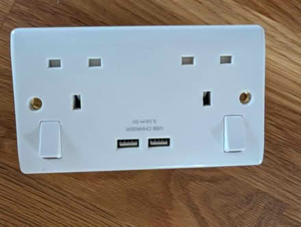 Photo of free Double socket with USB charging sockets (Bluntisham PE28) #1