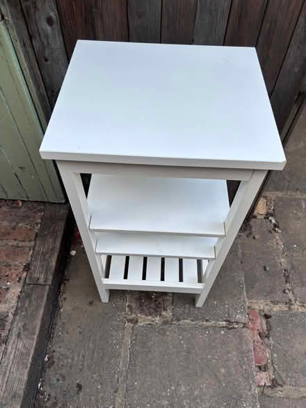 Photo of free Table with shelves (Hale GU9) #2
