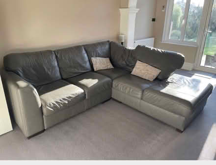 Photo of free Leather sofa (Woodford IG8) #1