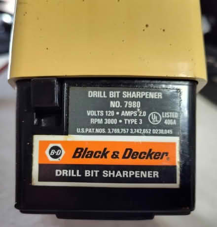 Photo of free Black & Decker Drill Bit Sharpener (Saugus) #1