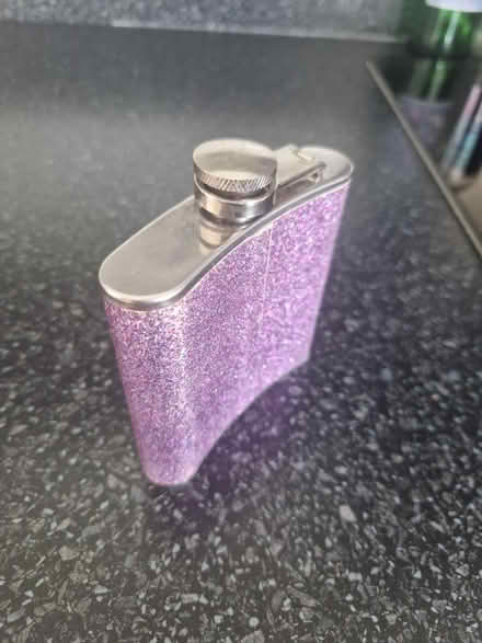 Photo of free Pink/purple sparkly hip flask (SE10) #2