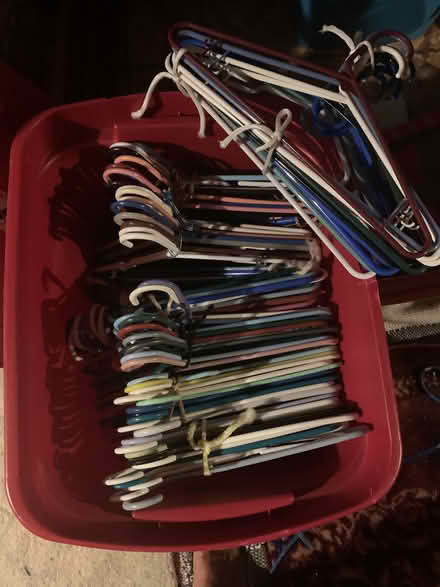 Photo of free up to 70 plastic hangers (Greenwood) #1